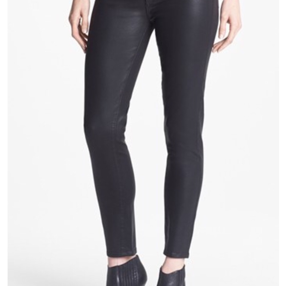 paige verdugo ultra skinny wax coated size 28